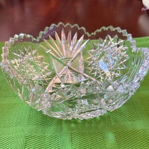 Vintage American Brilliant cut crystal bowl